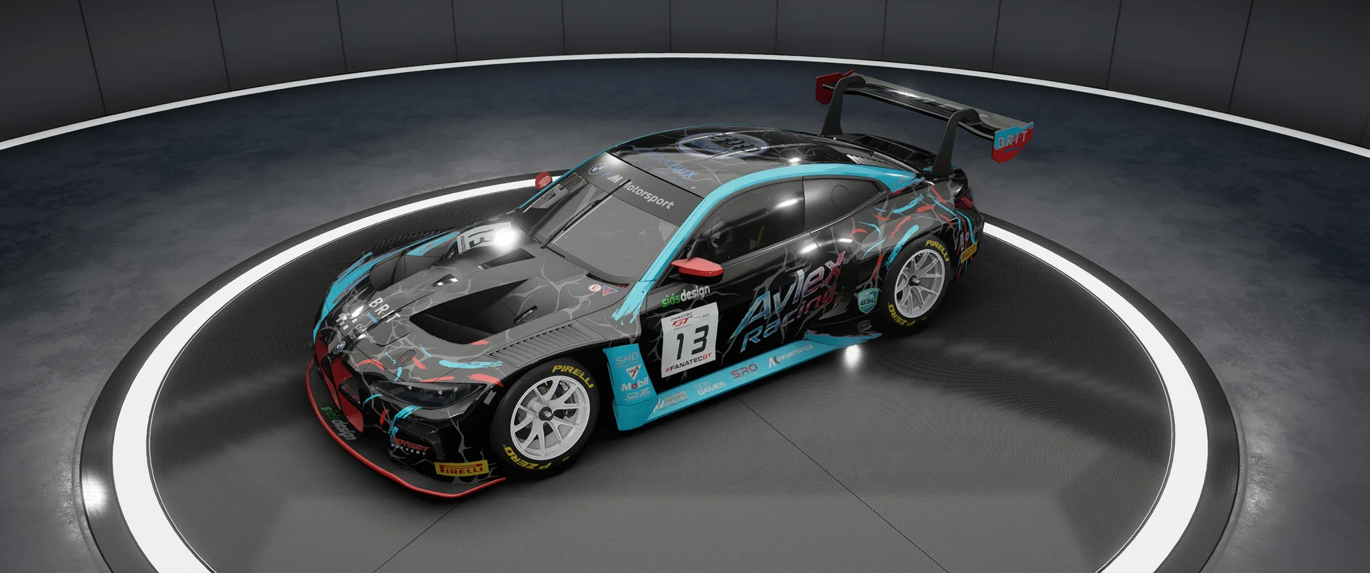 AVLEX RACING BMW – Original-Livery, Ansicht 3