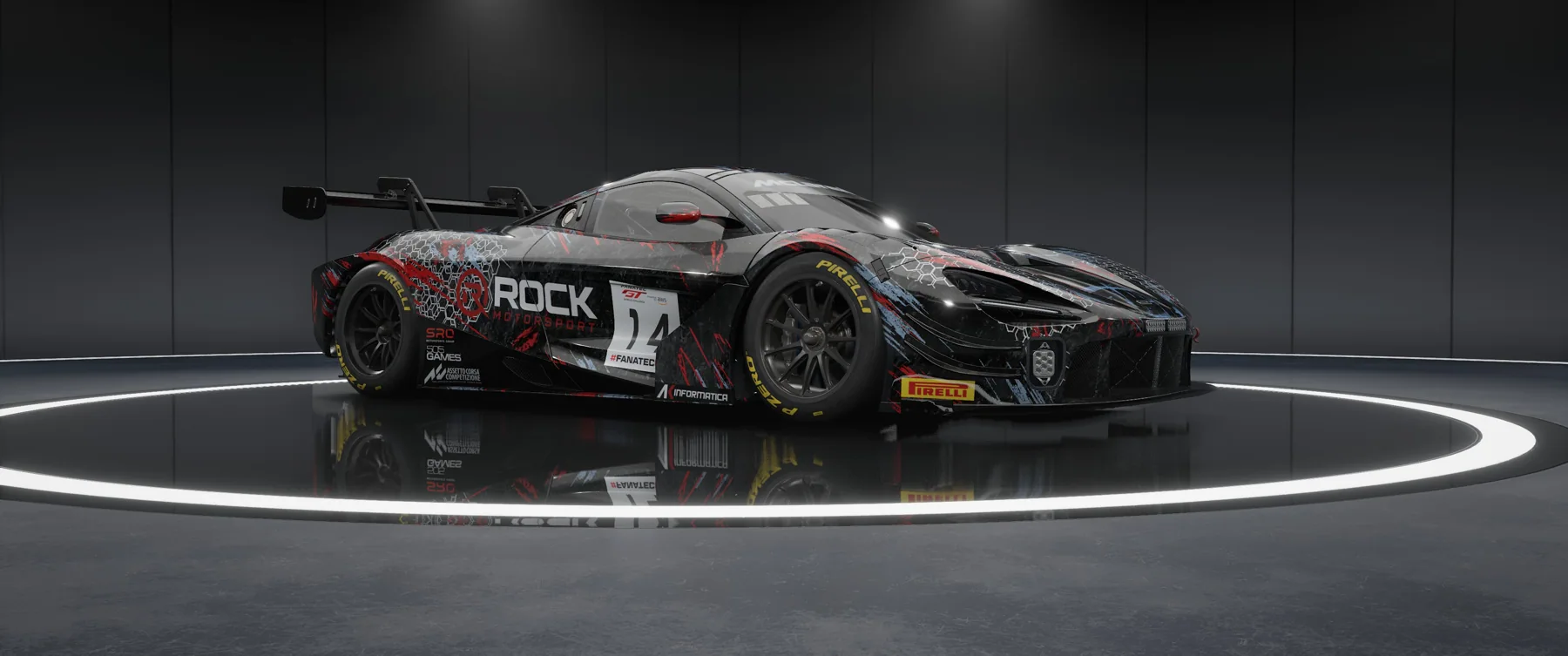 Rock Motorsport McLaren 720S – Original-Livery, Ansicht 2