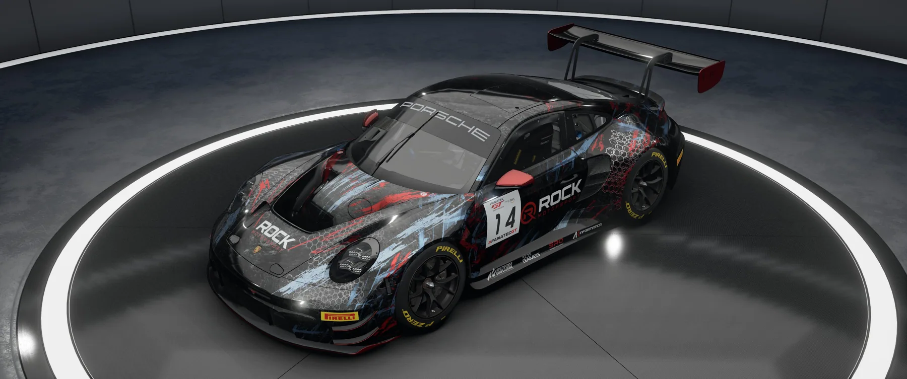 Rock Motorsport Porsche – Original-Livery, Ansicht 2